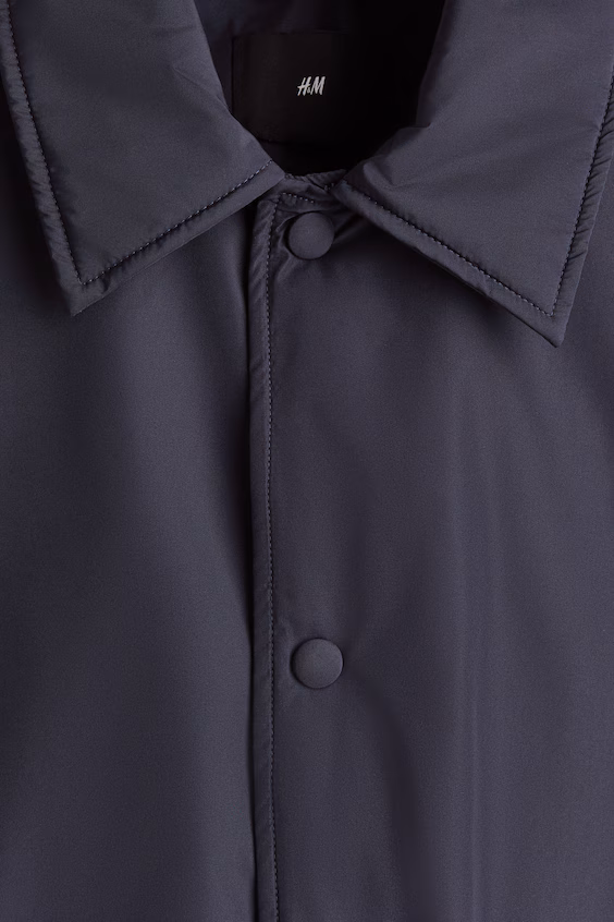 Легко стеганый пальто