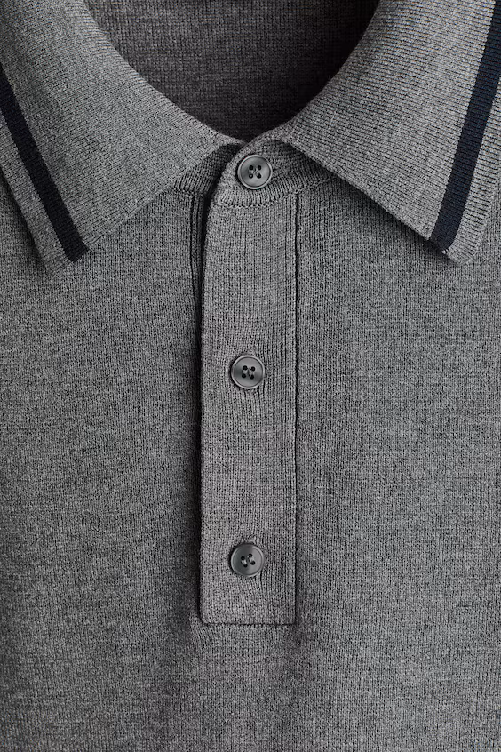 Поло с длинными рукавами relaxed fit