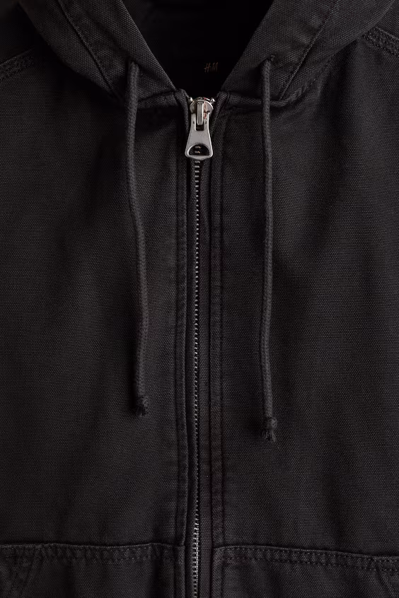 Куртка рабочего стиля с капюшоном