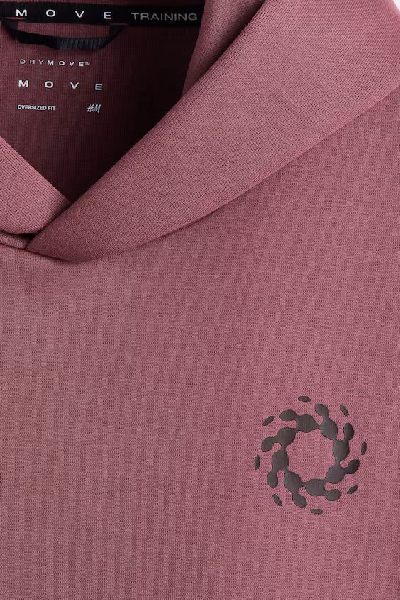 Свитшот для спорта с утеплителем oversized fit с технологией drymove™