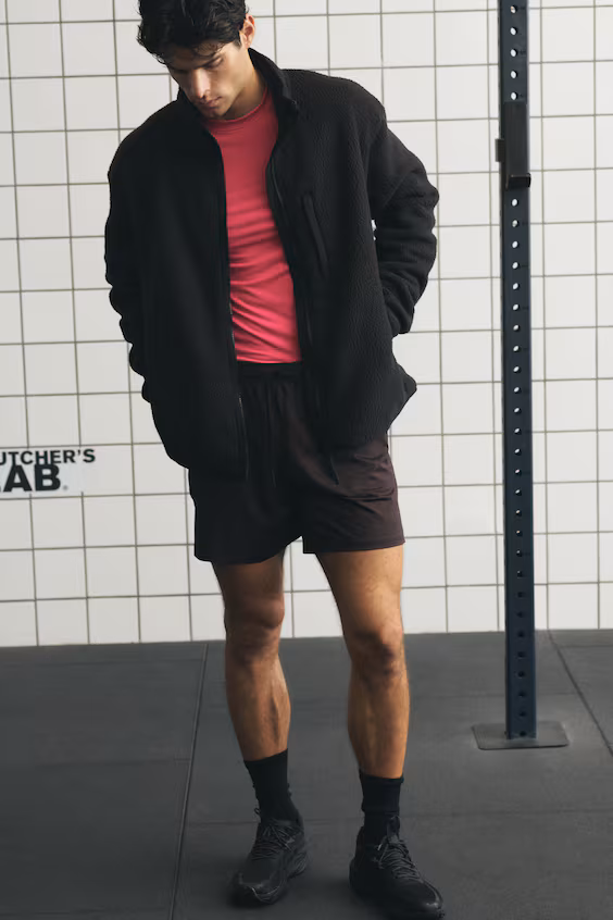 Плюшевый регулярного кроя кардиган