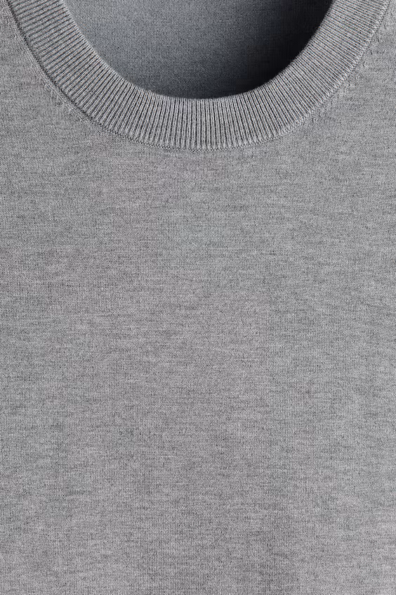 Свитер из тонкой вязаной ткани regular fit