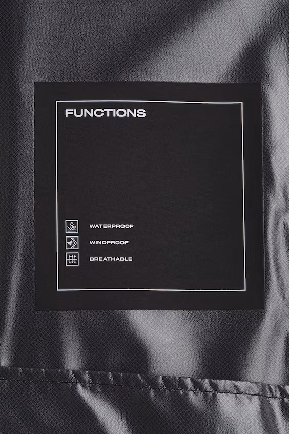 Водонепроницаемое пальто средней длины