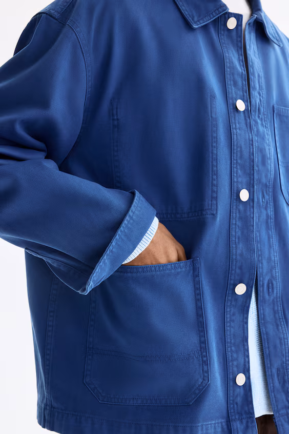 Рубашка-китель из канвы