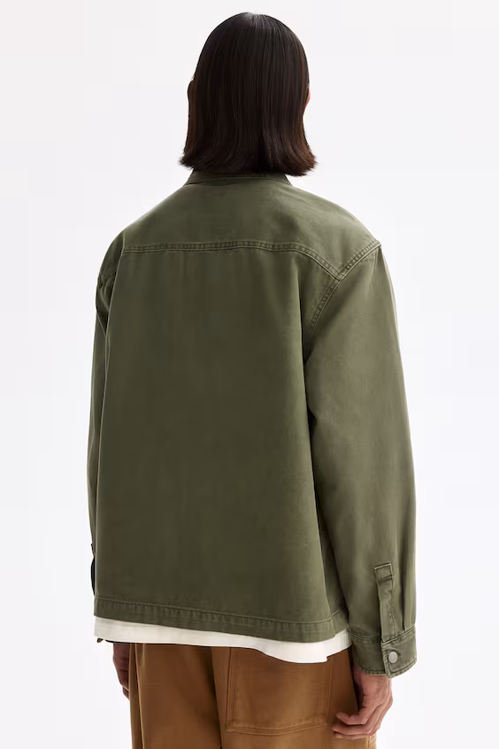 Рубашка-китель из канвы