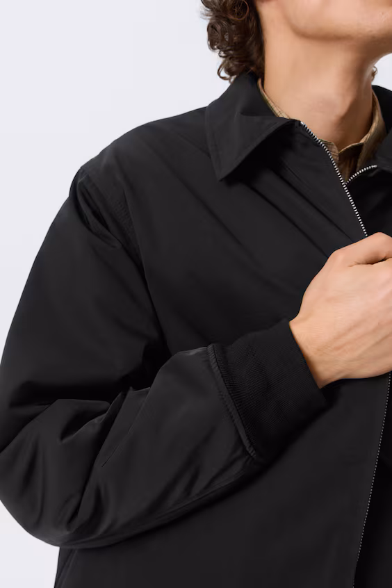 Пальто с широкой застежкой