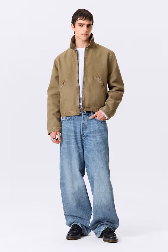 Пальто relaxed box с застёжкой