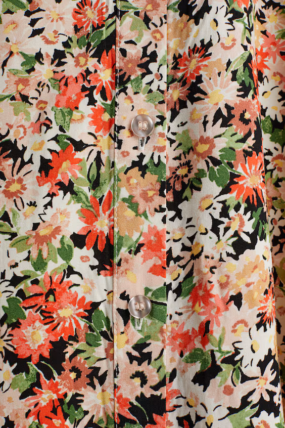 Сорочка-платье с рукавами-баллонами