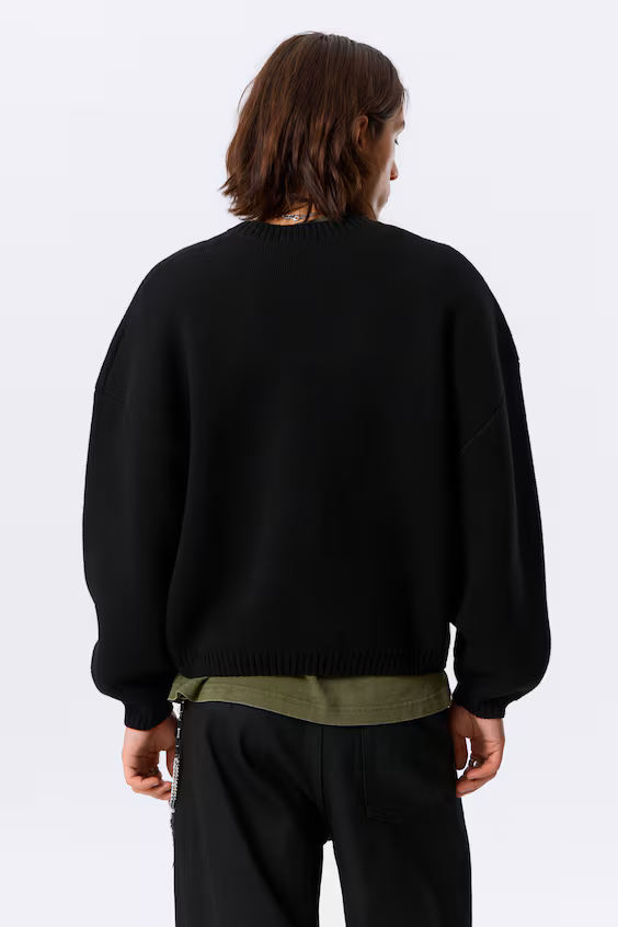 Оверсайз свитшот из плотного хлопка