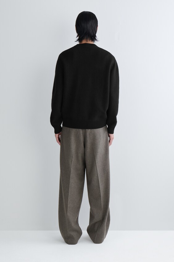 Джемпер из шерсти с круглым воротником