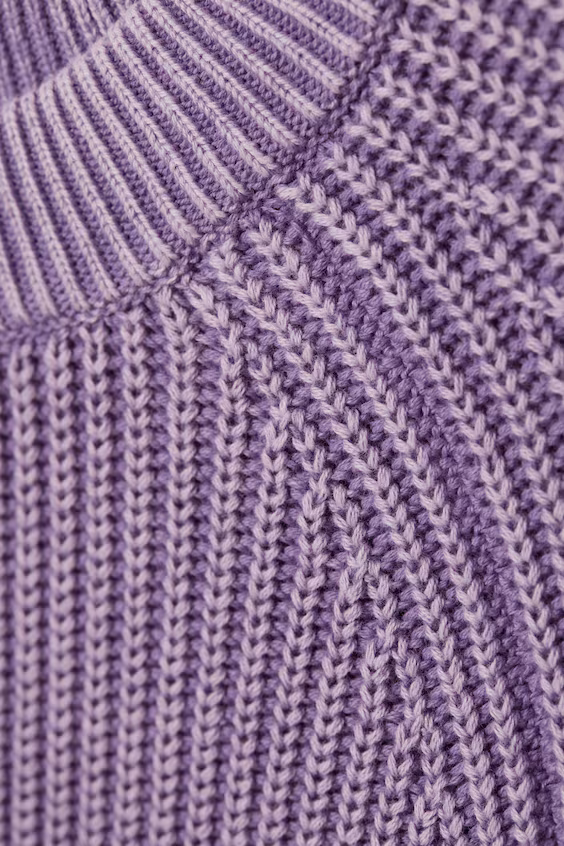 Релаксированный хлопковый свитер