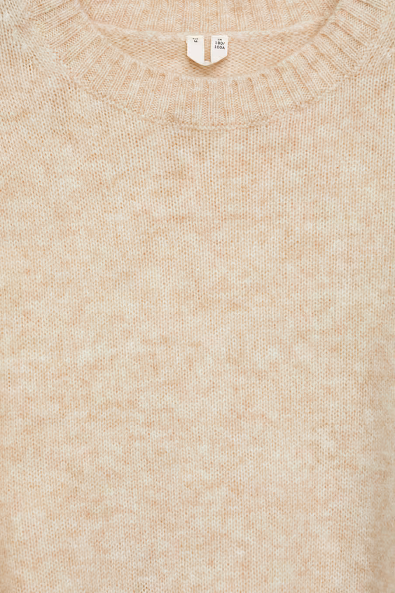 Свитер с круглым вырезом из шерсти