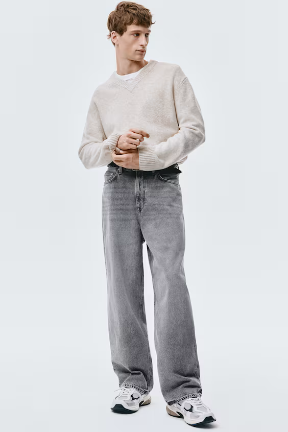 Свободные джинсы baggy