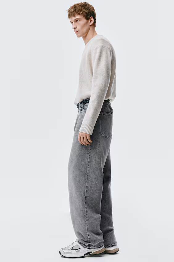 Свободные джинсы baggy