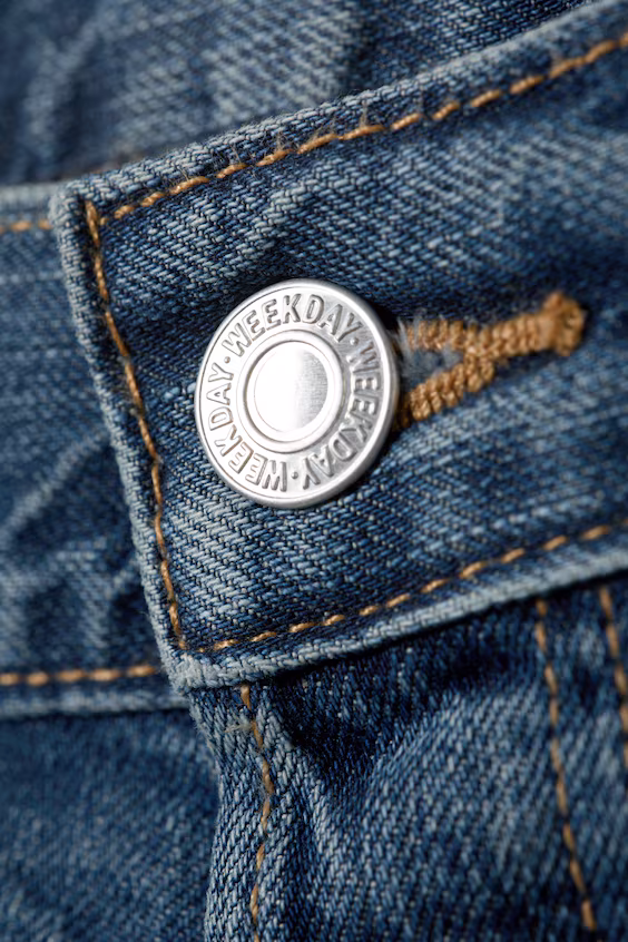 Джинсы space с средней посадкой и свободной прямой ногой