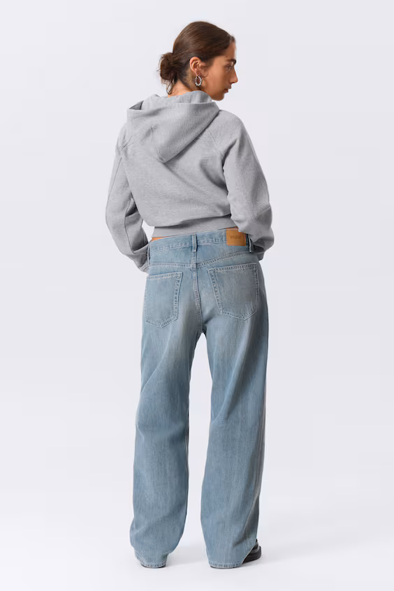 Джинсы galaxy с средней посадкой и широкой прямой ногой