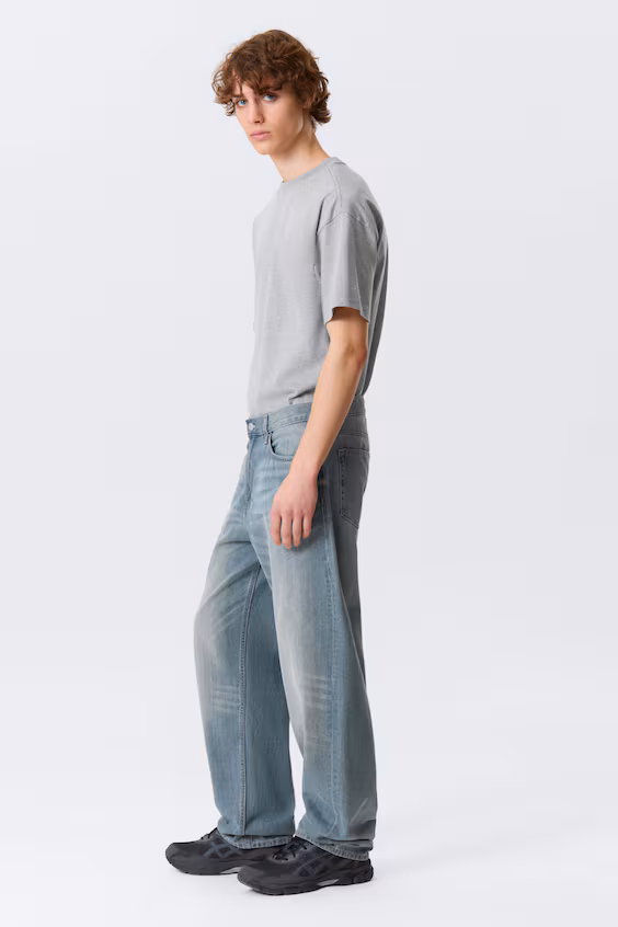 Джинсы galaxy с средней посадкой и широкой прямой ногой