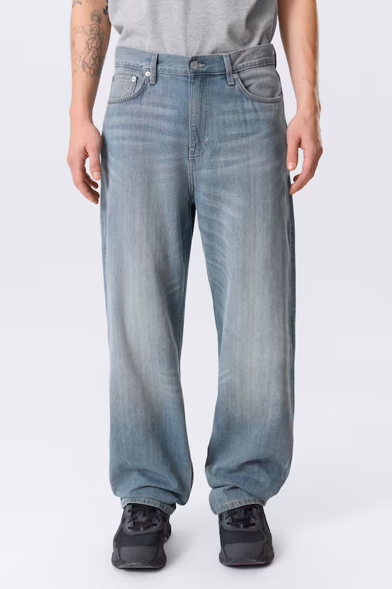 Джинсы galaxy с средней посадкой и широкой прямой ногой