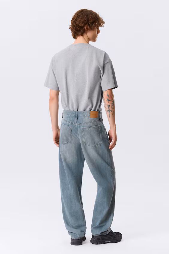 Джинсы galaxy с средней посадкой и широкой прямой ногой