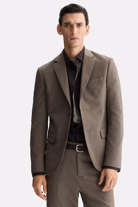 Пальто с простой застежкой regular fit