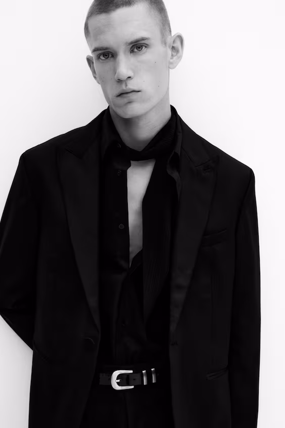 Пиджак smoking из шерстяной смеси slim fit