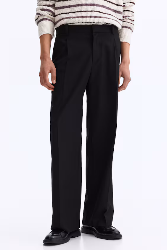 Брюки свободного кроя loose fit h&m