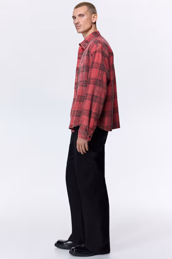 Рубашка relaxed fit из хлопка