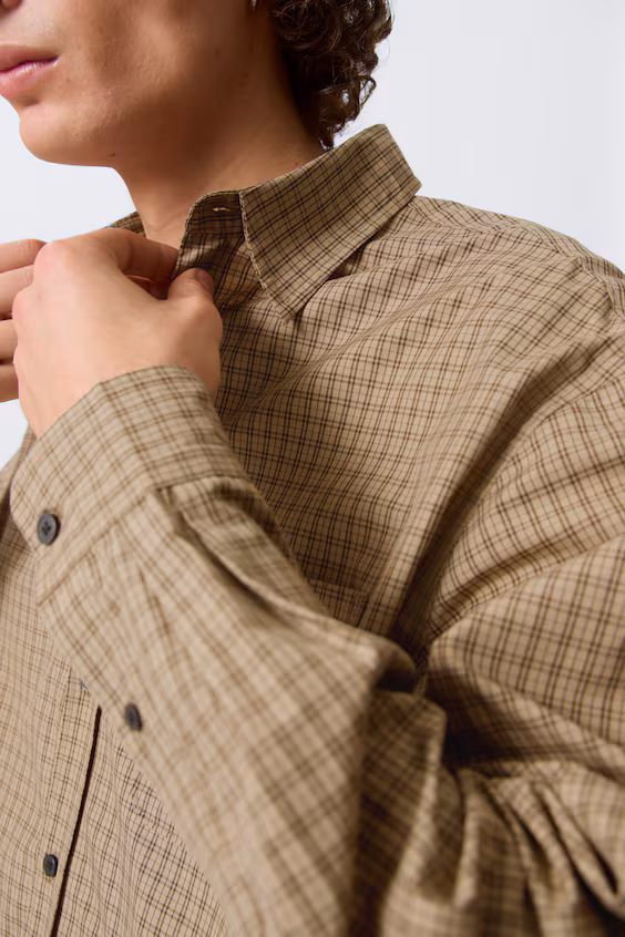 Рубашка из поплина boxy relaxada