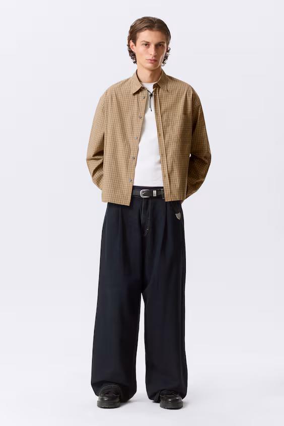 Рубашка из поплина boxy relaxada