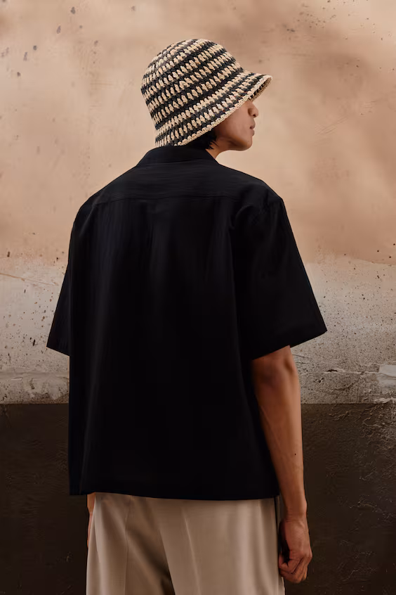 Рубашка regular fit курортного стиля