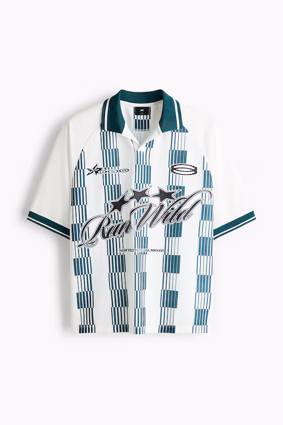 Футбольная свитшот свободного кроя