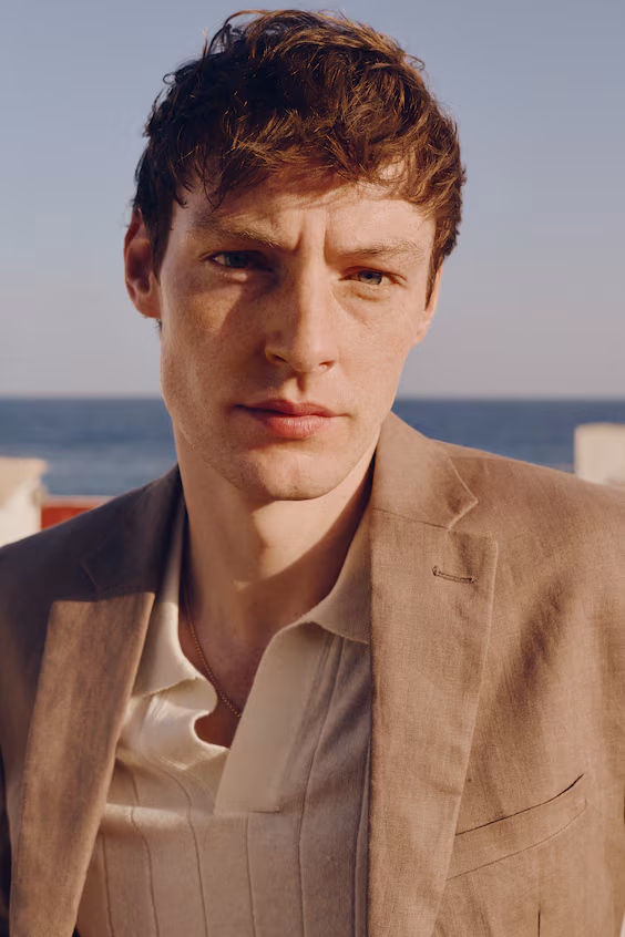 Поло из смеси льна с регулярной посадкой