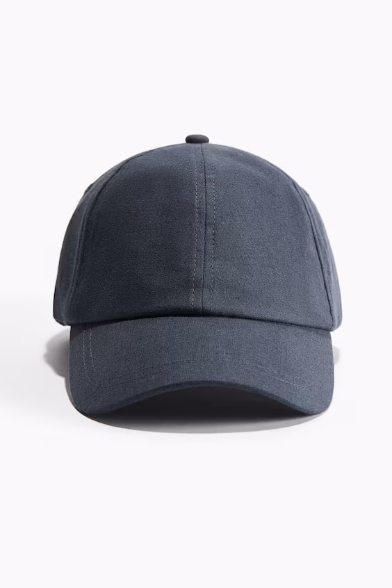 Кепка из смесового льна