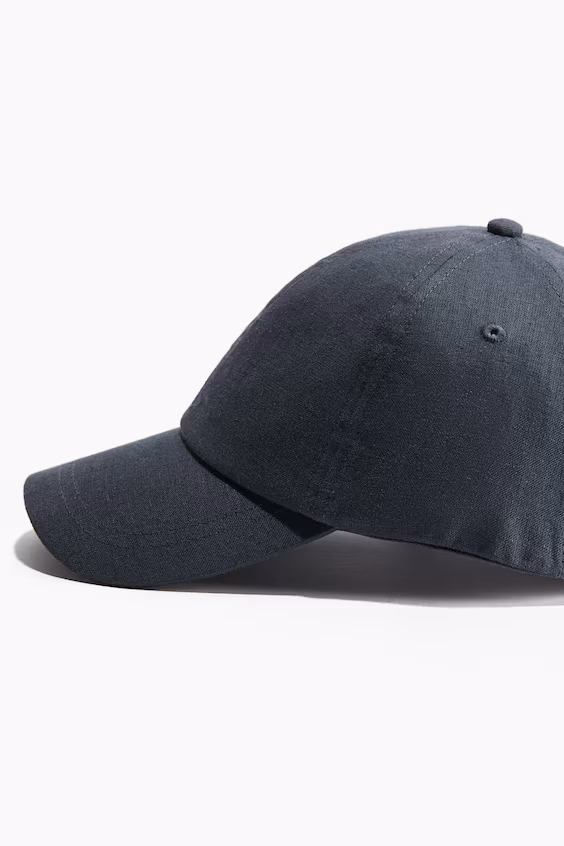 Кепка из смесового льна