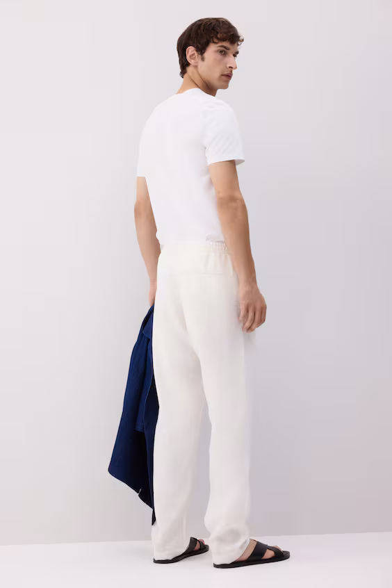 Брюки из льна regular fit