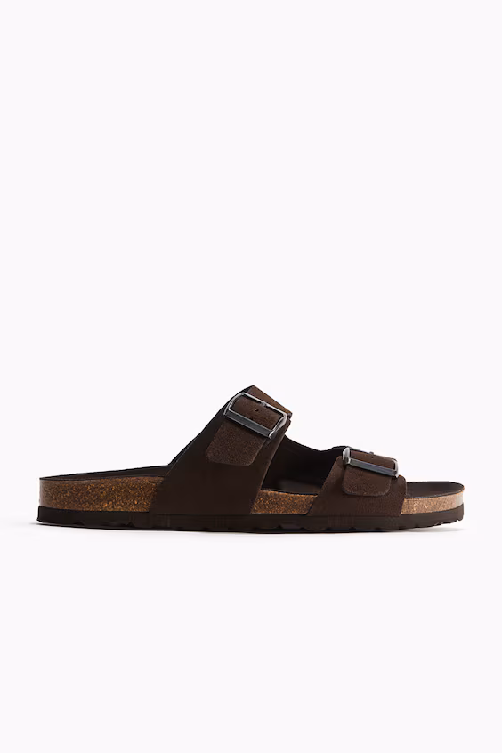 Кожаные сандалии