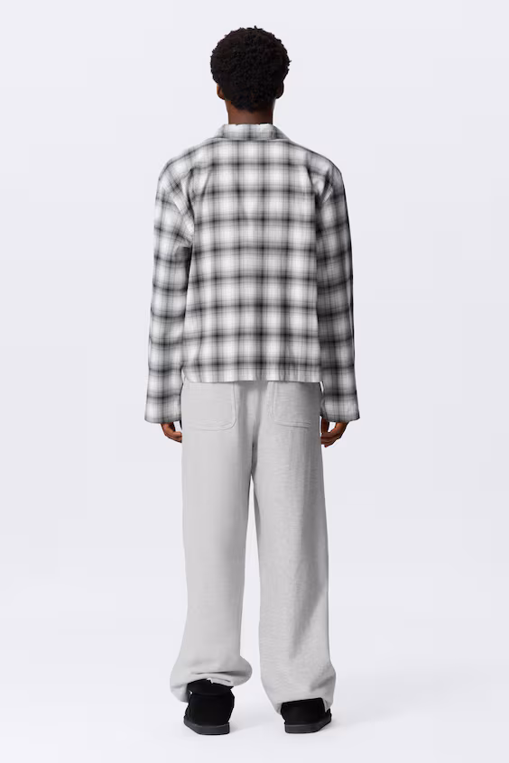 Рубашка пижамная из фланели свободного кроя