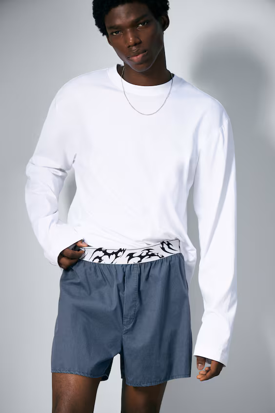 Шорты для пижамы боксеры