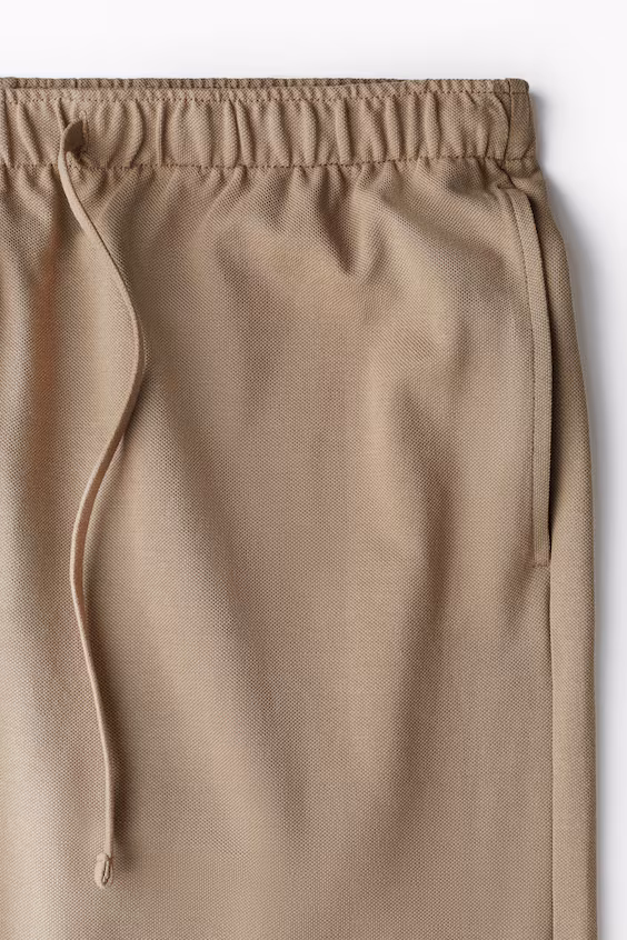 Шорты до колена relaxed fit из рубчика