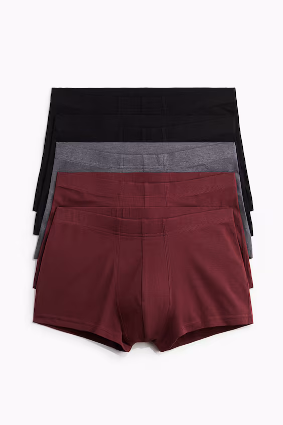 Пакет из 5 коротких хлопковых боксеров