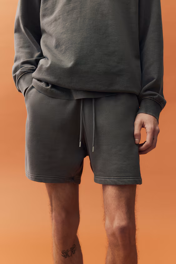 Шорты regular fit из флиса