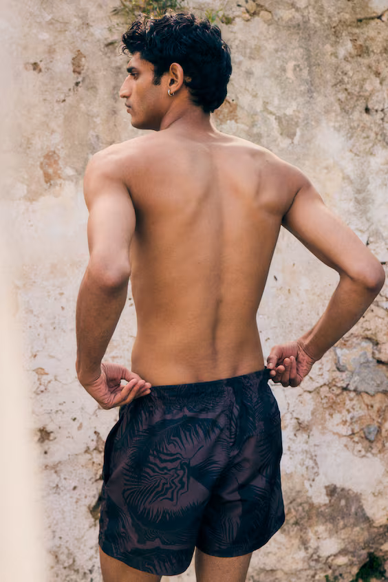 Плавки в полоску