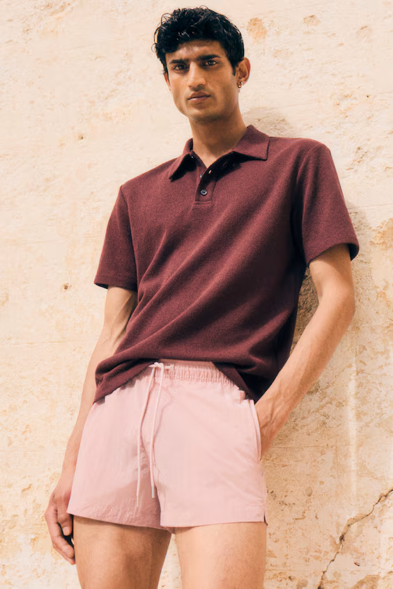 Плавки из мятного нейлона h&m