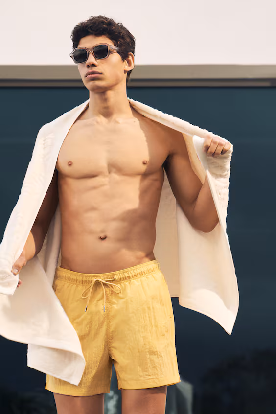 Плавки из мятого материала