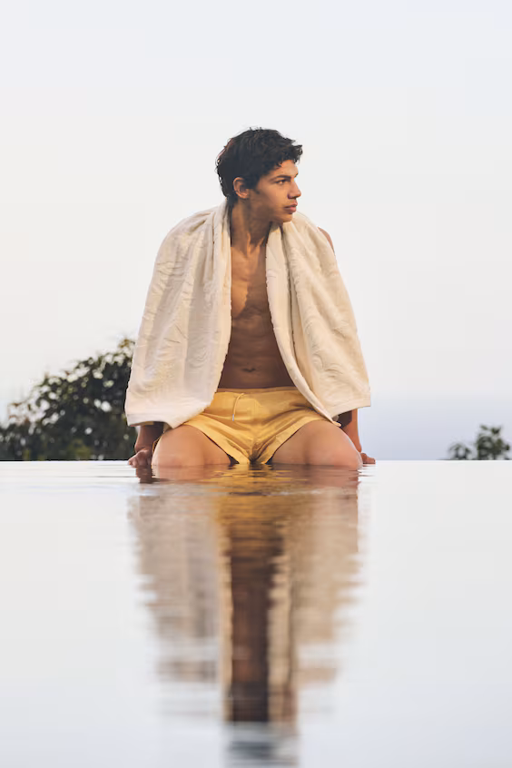 Плавки из мятого материала