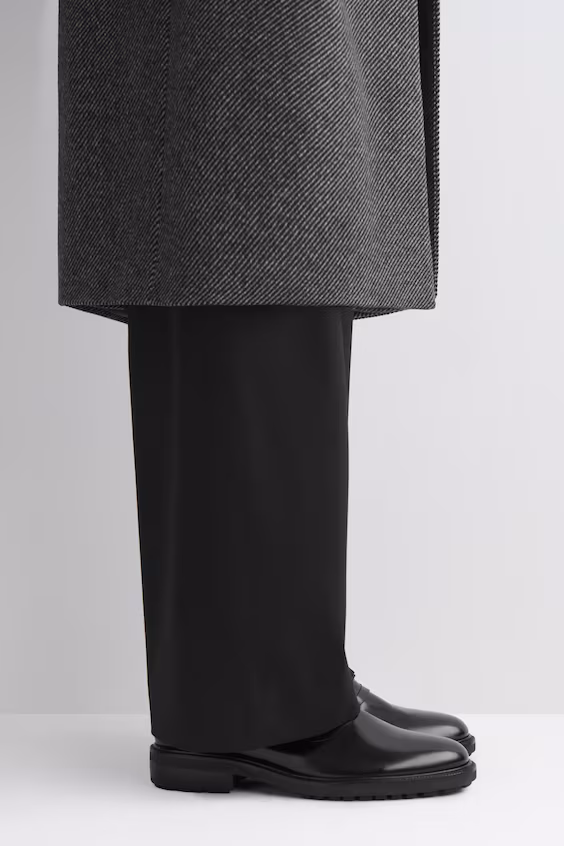 Туфли оксфорд из кожи