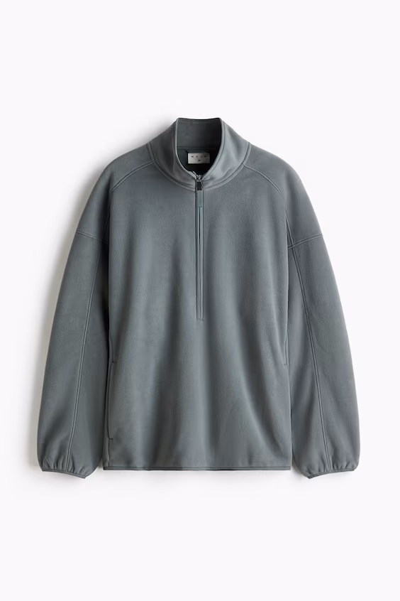 Спортивный флисовый свитер