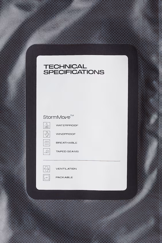 Дождевик regular fit с технологией stormmove™