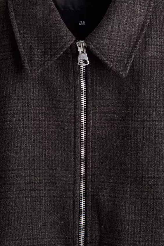 Фетровая рубашка-куртка regular fit