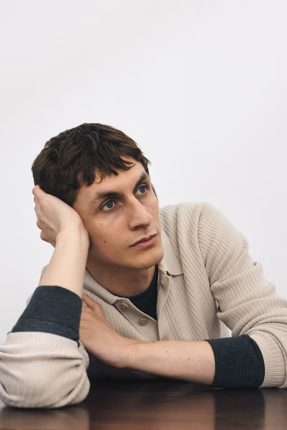 Поло из рубчиковой ткани slim fit